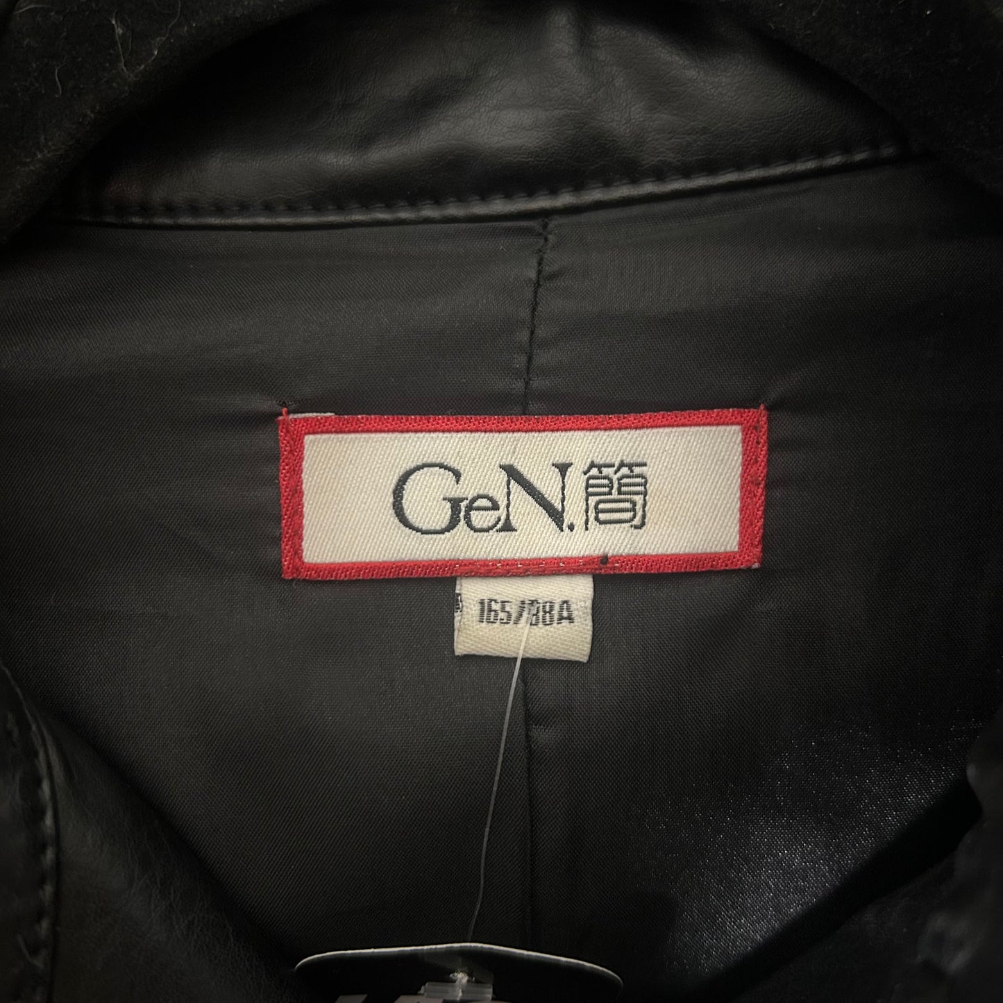 Leather Biker Coat Wmns