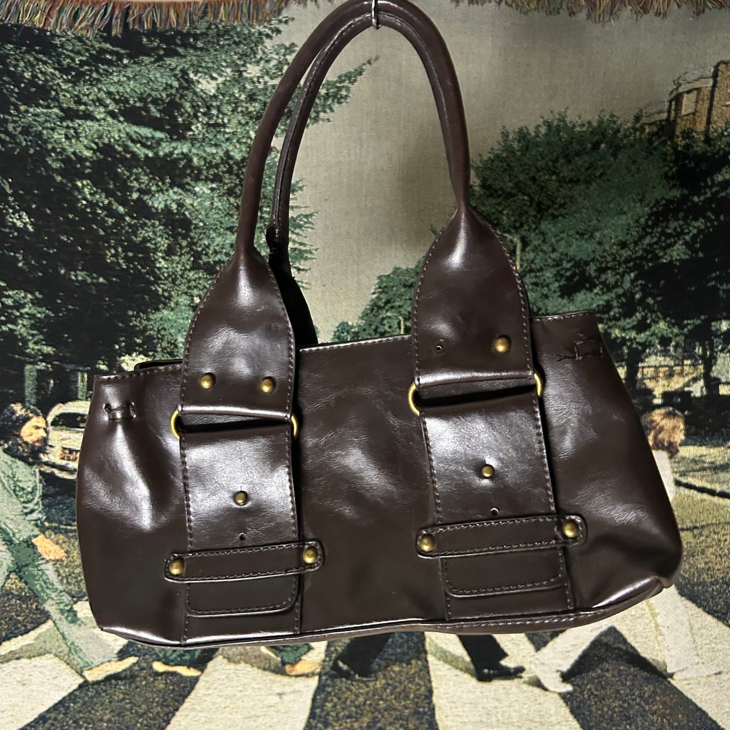 Y2K Brown Leather Purse
