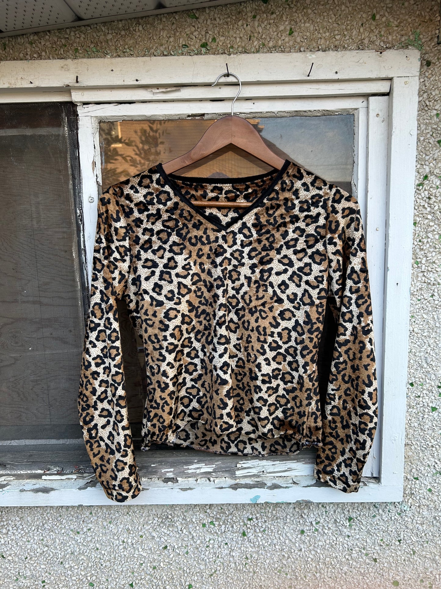 Womens Cheetah Print Top