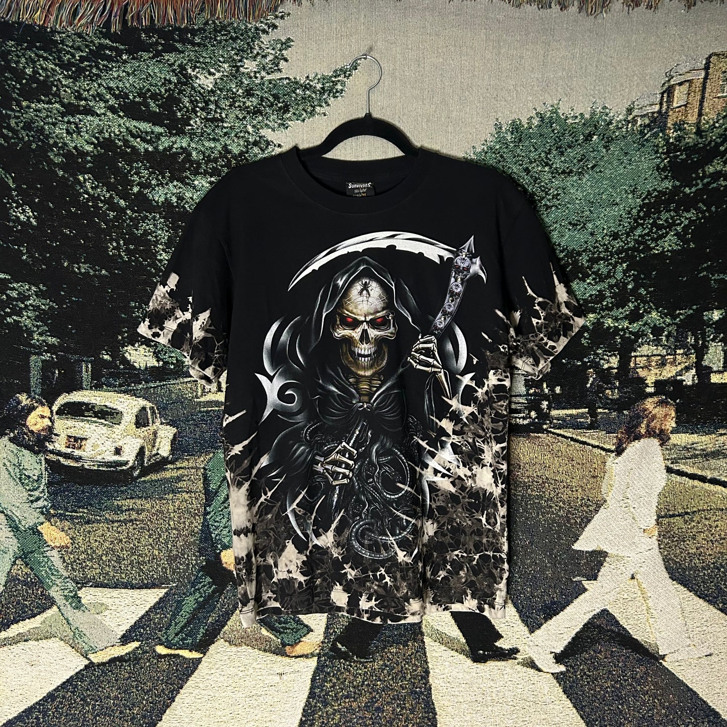 Y2K AOP Skull Tee