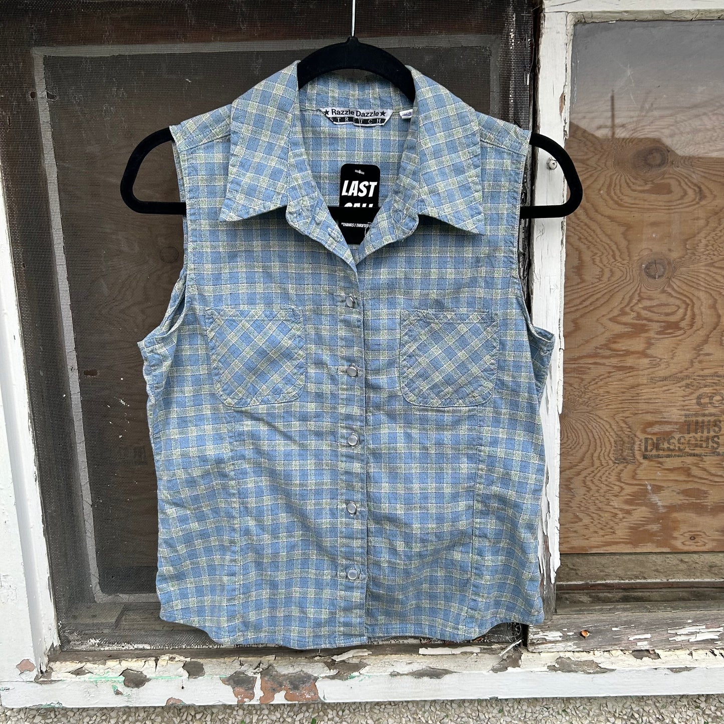 Flannel Pearl Button-Up