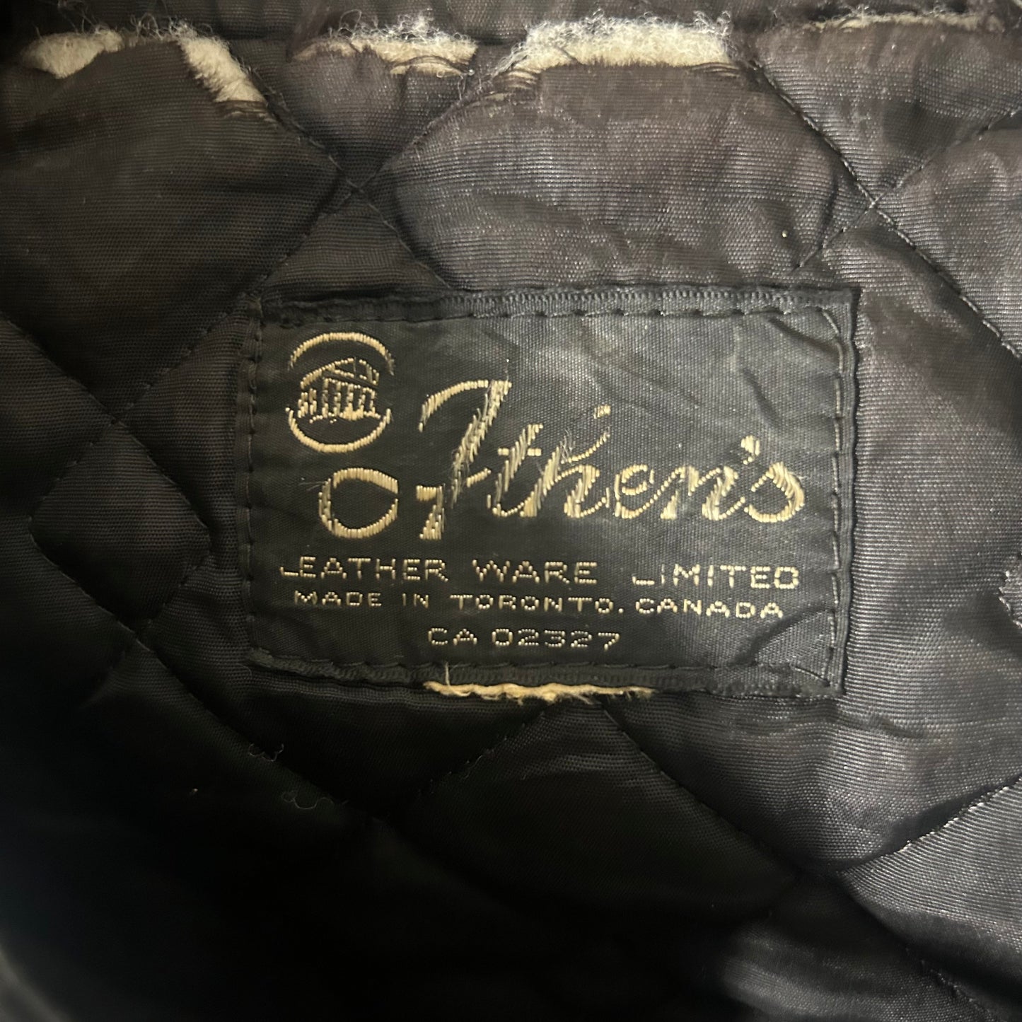 Vintage Leather Biker Jacket