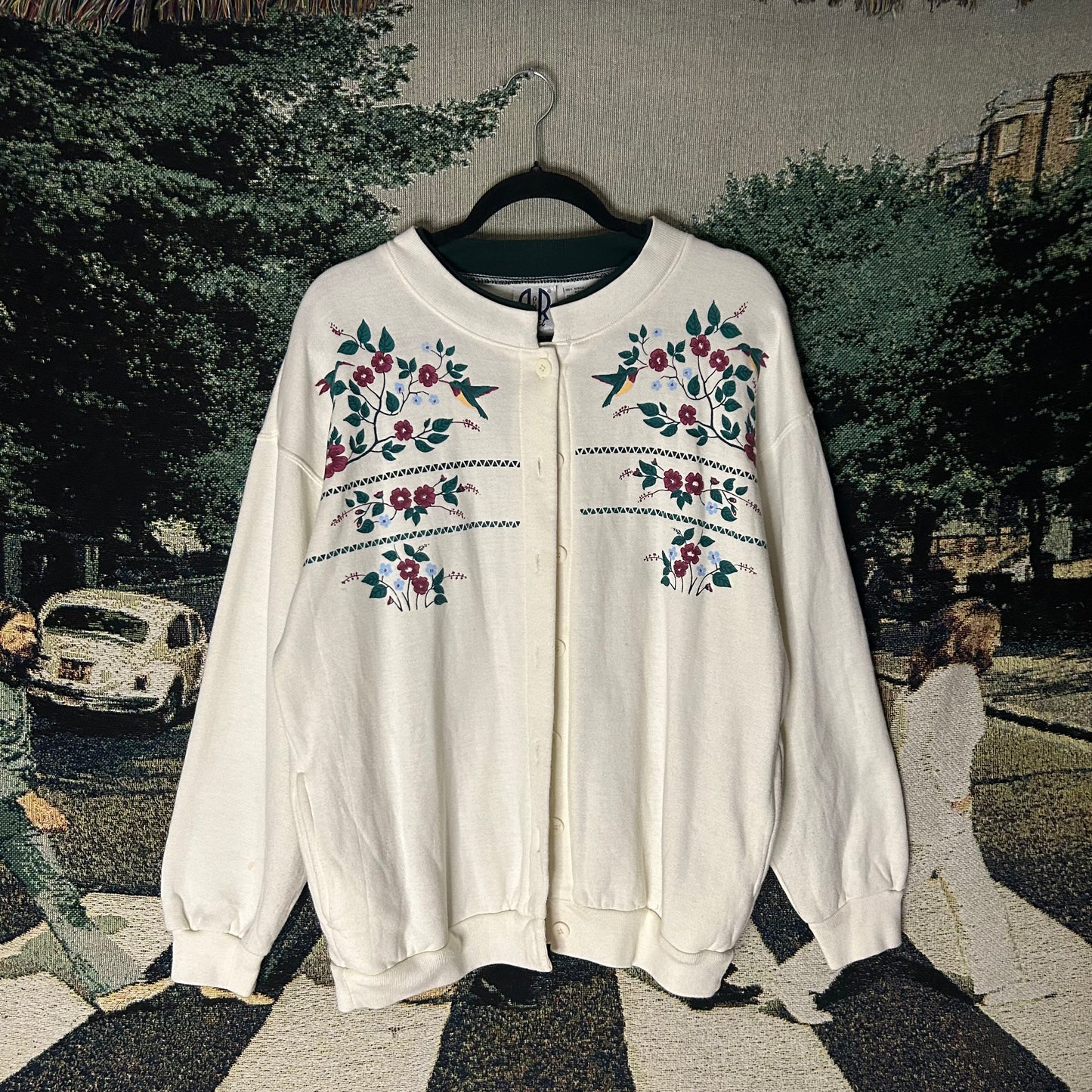 Vintage Button Up Sweater
