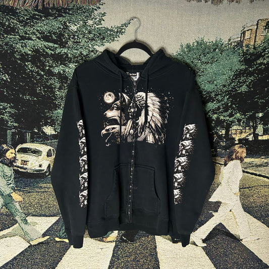 Aop Nature Full Zip Hoodie
