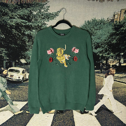 Simons Knit Sweater Embroidered